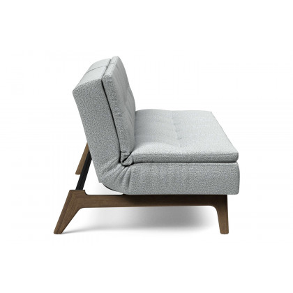 Innovation Living Dublexo Eik Sofa Bed Smoked Oak - 538 Melange Light Gray