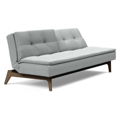 Innovation Living Dublexo Eik Sofa Bed Smoked Oak - 538 Melange Light Gray