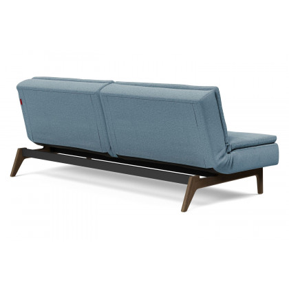 Innovation Living Dublexo Eik Sofa Bed Smoked Oak - 558 Soft Indigo