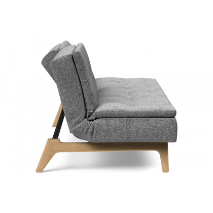 Innovation Living Dublexo Eik Sofa Bed Oak - 563 Twist Charcoal