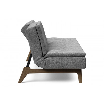 Innovation Living Dublexo Eik Sofa Bed Smoked Oak - 563 Twist Charcoal