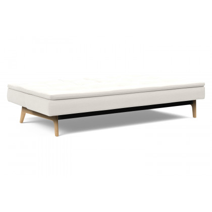 Innovation Living Dublexo Eik Sofa Bed Oak - 574 Vivus Dusty Off White