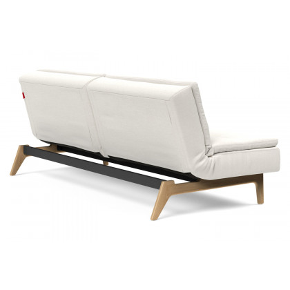 Innovation Living Dublexo Eik Sofa Bed Oak - 574 Vivus Dusty Off White