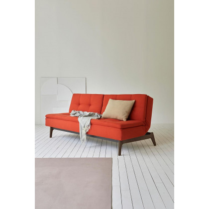 Innovation Living Dublexo Eik Sofa Bed Smoked Oak - 575 Vivus Dusty Olive