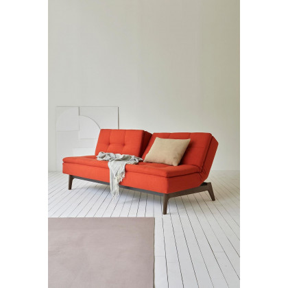 Innovation Living Dublexo Eik Sofa Bed Smoked Oak - 578 Kenya Taupe