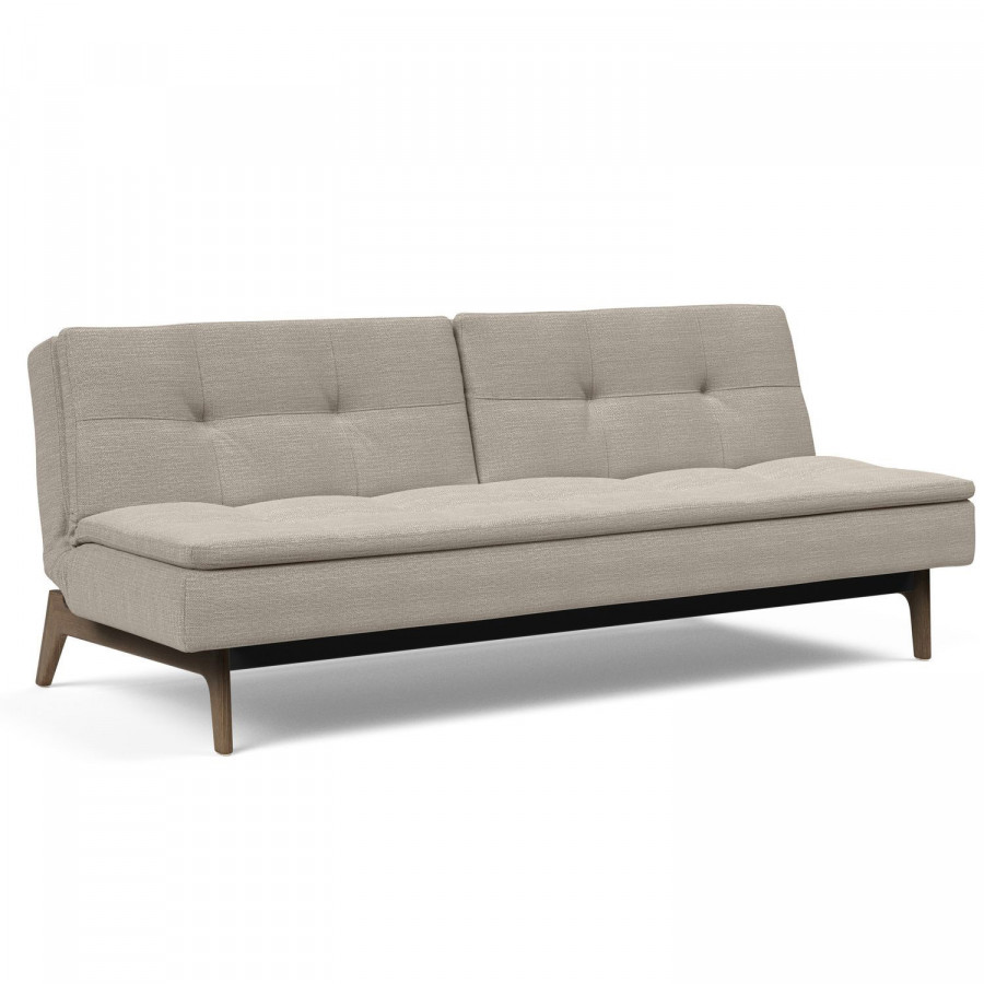 Innovation Living Dublexo Eik Sofa Bed Smoked Oak - 579 Kenya Gravel