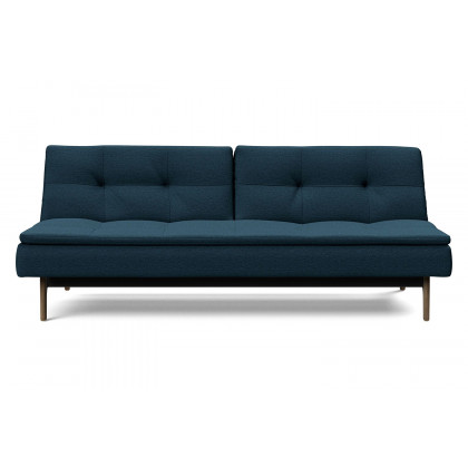 Innovation Living Dublexo Eik Sofa Bed Smoked Oak - 580 Argus Navy Blue