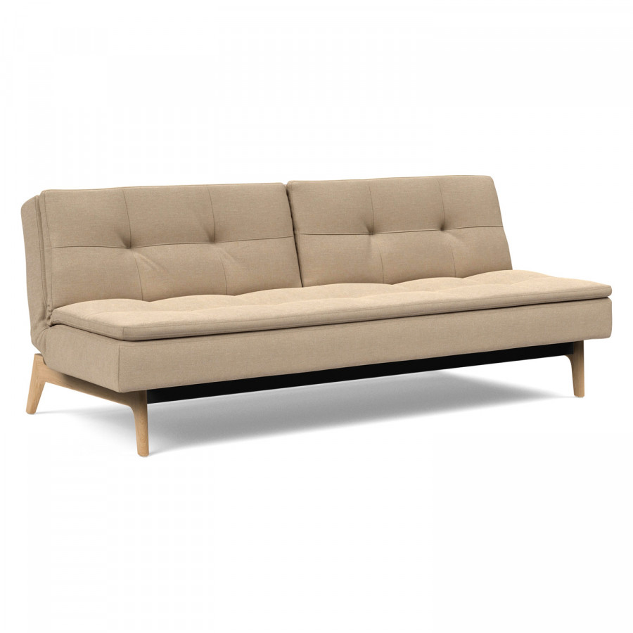 Innovation Living Dublexo Eik Sofa Bed Oak - 587 Phobos Mocha