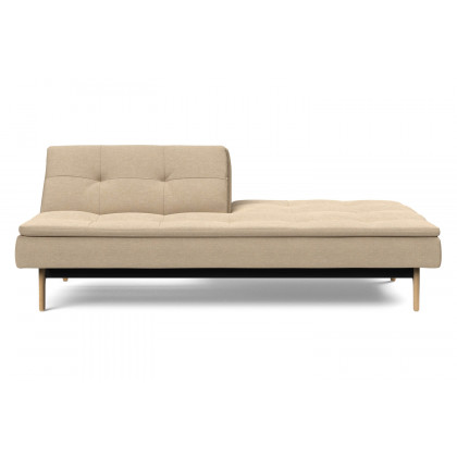 Innovation Living Dublexo Eik Sofa Bed Oak - 587 Phobos Mocha