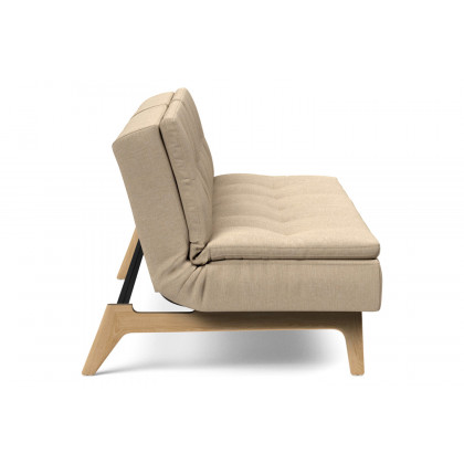 Innovation Living Dublexo Eik Sofa Bed Oak - 587 Phobos Mocha
