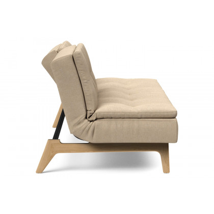 Innovation Living Dublexo Eik Sofa Bed Oak - 587 Phobos Mocha
