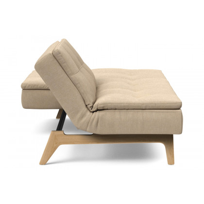 Innovation Living Dublexo Eik Sofa Bed Oak - 587 Phobos Mocha