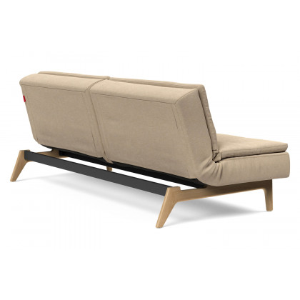 Innovation Living Dublexo Eik Sofa Bed Oak - 587 Phobos Mocha