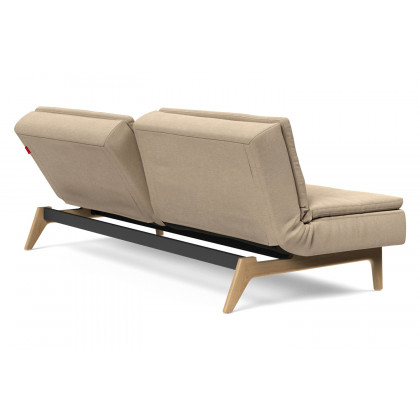 Innovation Living Dublexo Eik Sofa Bed Oak - 587 Phobos Mocha