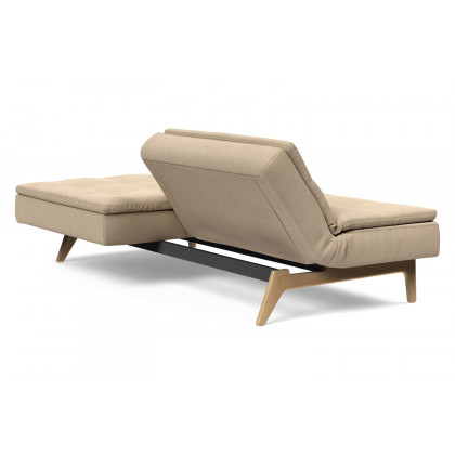 Innovation Living Dublexo Eik Sofa Bed Oak - 587 Phobos Mocha