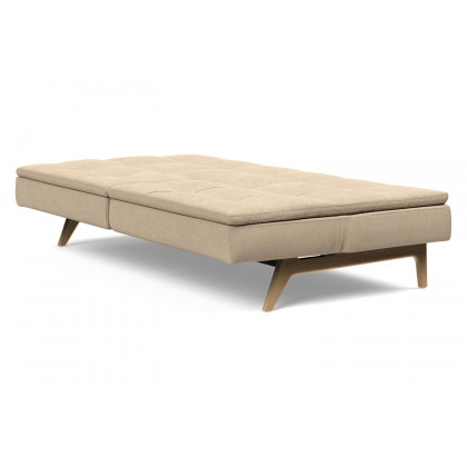 Innovation Living Dublexo Eik Sofa Bed Oak - 587 Phobos Mocha