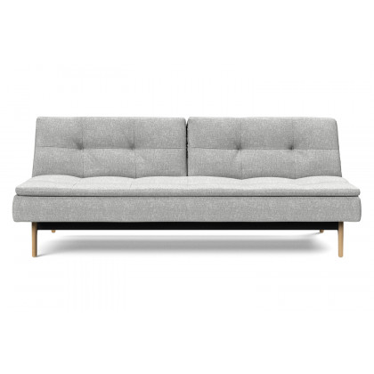 Innovation Living Dublexo Eik Sofa Bed Oak - 590 Micro Check Gray