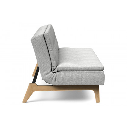 Innovation Living Dublexo Eik Sofa Bed Oak - 590 Micro Check Gray