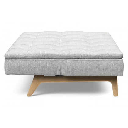 Innovation Living Dublexo Eik Sofa Bed Oak - 590 Micro Check Gray