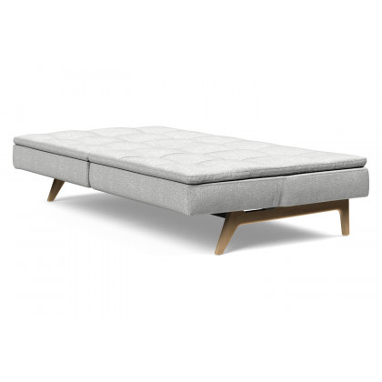 Innovation Living Dublexo Eik Sofa Bed Oak - 590 Micro Check Gray