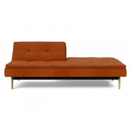 Innovation Living Dublexo Eik Sofa Bed Oak - 595 Corduroy Burnt Orange