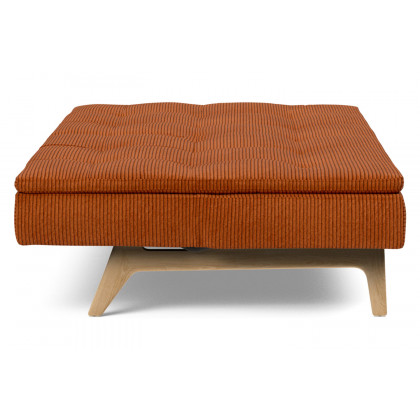 Innovation Living Dublexo Eik Sofa Bed Oak - 595 Corduroy Burnt Orange