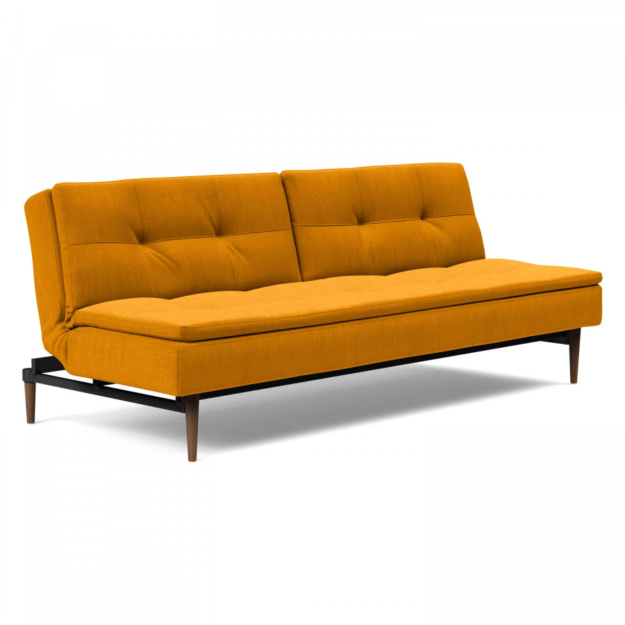Innovation Living Dublexo Styletto Sofa Bed Dark Wood - 507 Elegance Burned Curry
