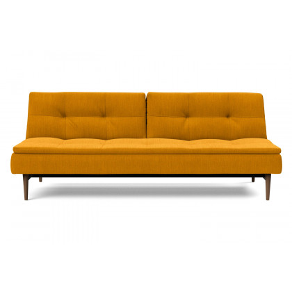 Innovation Living Dublexo Styletto Sofa Bed Dark Wood - 507 Elegance Burned Curry