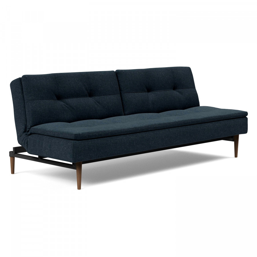 Innovation Living Dublexo Styletto Sofa Bed Dark Wood - 515 Nist Blue