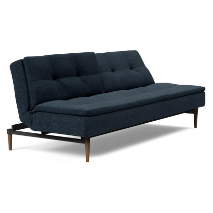 Innovation Living Dublexo Styletto Sofa Bed Dark Wood - 515 Nist Blue