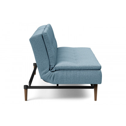 Innovation Living Dublexo Styletto Sofa Bed Dark Wood - 525 Mixed Dance Light Blue