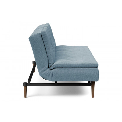 Innovation Living Dublexo Styletto Sofa Bed Dark Wood - 558 Soft Indigo