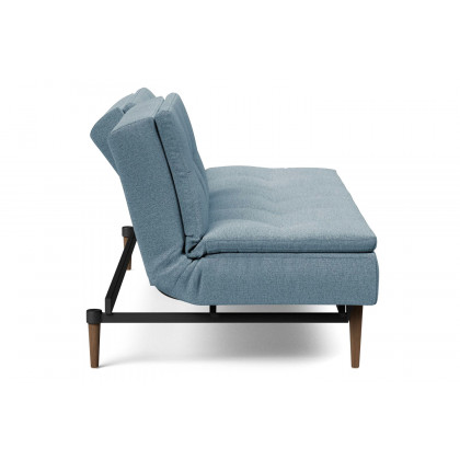Innovation Living Dublexo Styletto Sofa Bed Dark Wood - 558 Soft Indigo