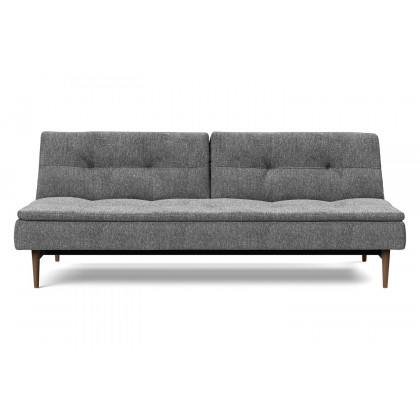 Innovation Living Dublexo Styletto Sofa Bed Dark Wood - 563 Twist Charcoal