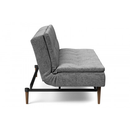 Innovation Living Dublexo Styletto Sofa Bed Dark Wood - 563 Twist Charcoal