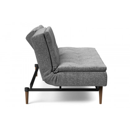 Innovation Living Dublexo Styletto Sofa Bed Dark Wood - 563 Twist Charcoal