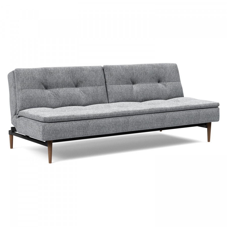 Innovation Living Dublexo Styletto Sofa Bed Dark Wood - 565 Twist Granite