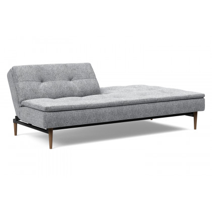 Innovation Living Dublexo Styletto Sofa Bed Dark Wood - 565 Twist Granite