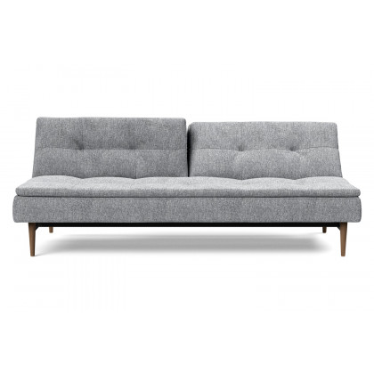 Innovation Living Dublexo Styletto Sofa Bed Dark Wood - 565 Twist Granite
