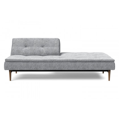 Innovation Living Dublexo Styletto Sofa Bed Dark Wood - 565 Twist Granite