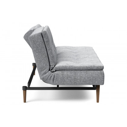 Innovation Living Dublexo Styletto Sofa Bed Dark Wood - 565 Twist Granite