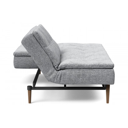 Innovation Living Dublexo Styletto Sofa Bed Dark Wood - 565 Twist Granite