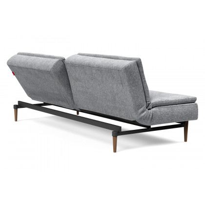 Innovation Living Dublexo Styletto Sofa Bed Dark Wood - 565 Twist Granite