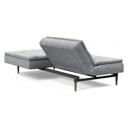 Innovation Living Dublexo Styletto Sofa Bed Dark Wood - 565 Twist Granite