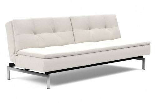 Innovation Living™ Dublexo Stainless Steel Sofa Bed - 574 Vivus Dusty Off White