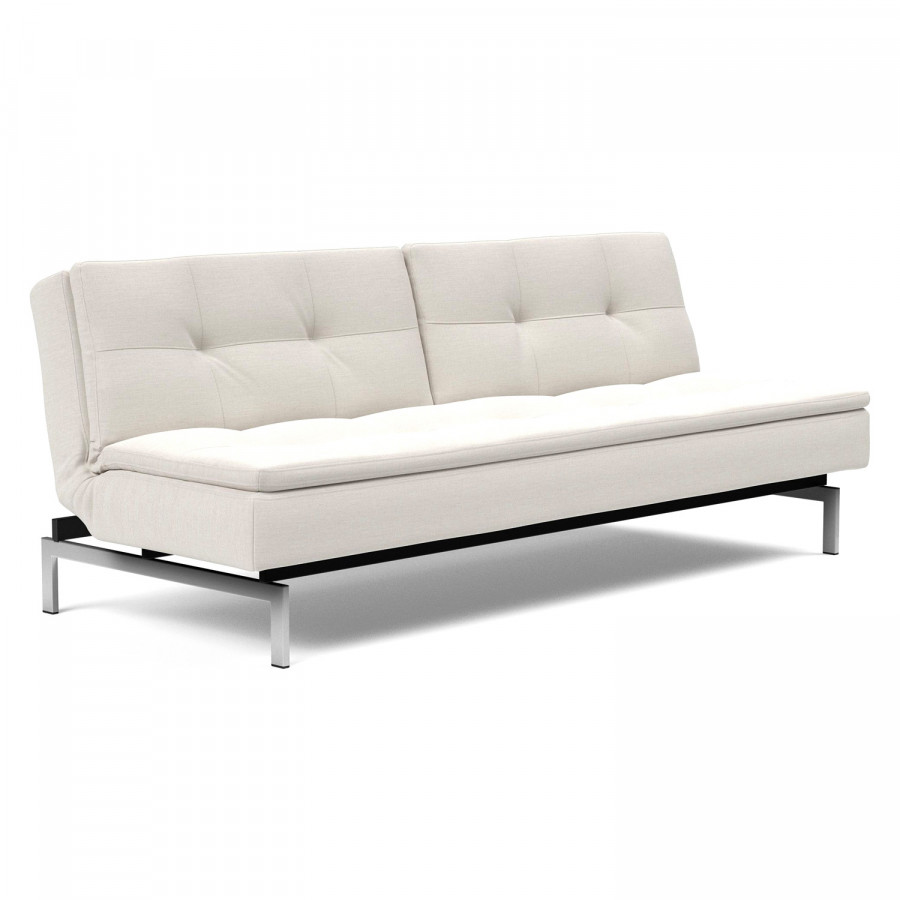 Innovation Living Dublexo Stainless Steel Sofa Bed - 574 Vivus Dusty Off White