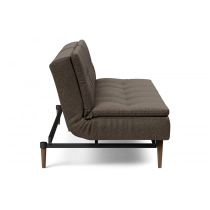 Innovation Living Dublexo Styletto Sofa Bed Dark Wood - 578 Kenya Taupe