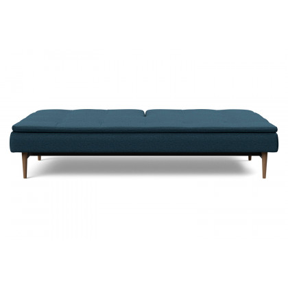 Innovation Living Dublexo Styletto Sofa Bed Dark Wood - 580 Argus Navy Blue