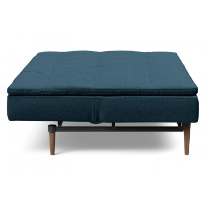 Innovation Living Dublexo Styletto Sofa Bed Dark Wood - 580 Argus Navy Blue