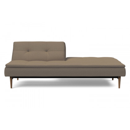 Innovation Living Dublexo Styletto Sofa Bed Dark Wood - 585 Argus Brown